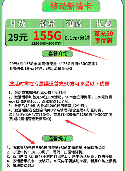 中国移动最新流量套餐引领行业革新，满足用户需求